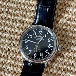 Shinola. Purchased in 2019. Excellent condition watch, no mechanical issues.